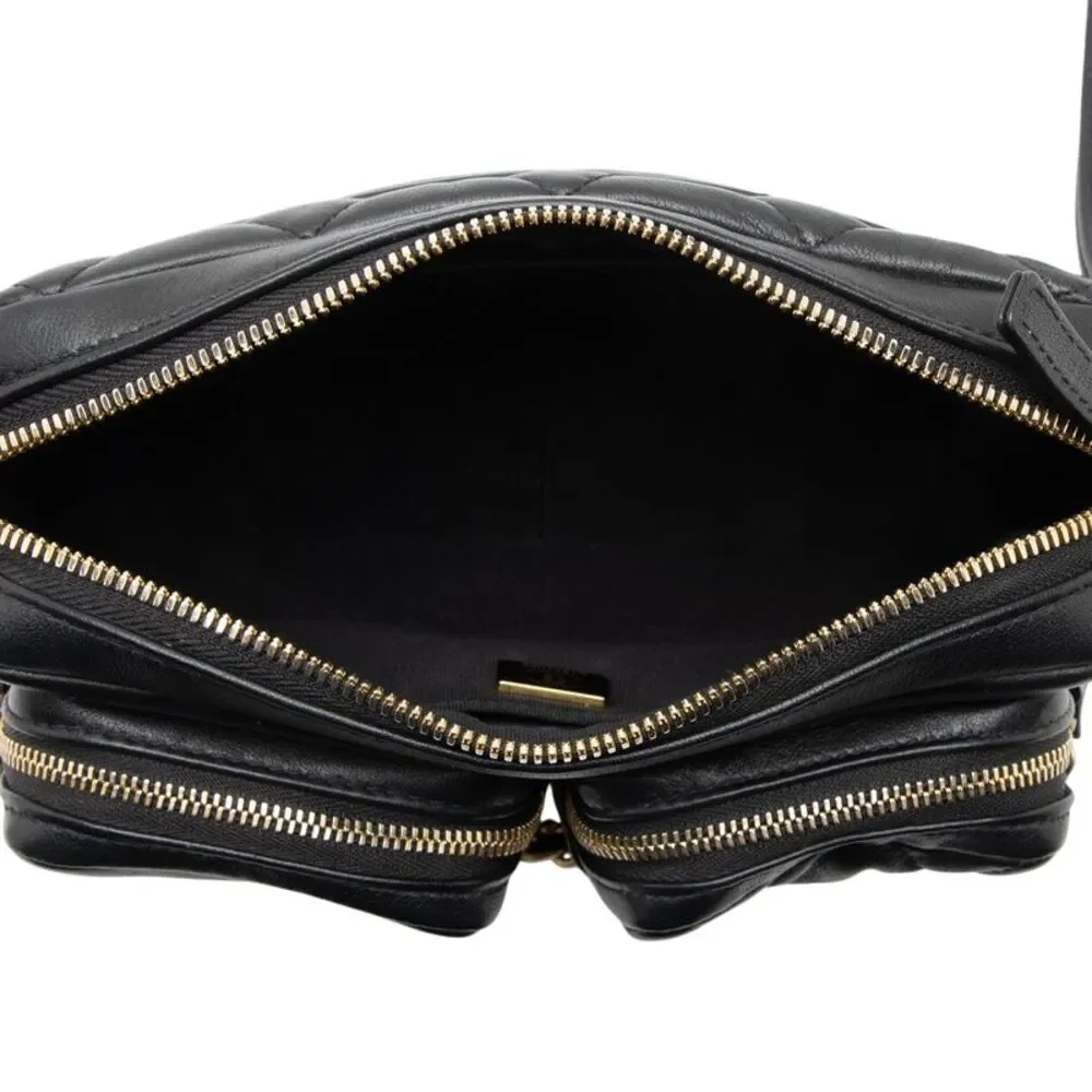 Chanel Calfskin Double Pocket Small Camera Bag